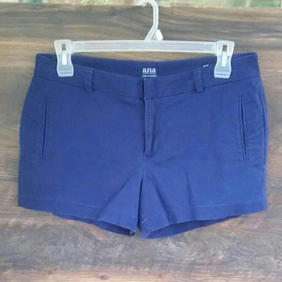 Ana New Approach Twill Shorts Blue 